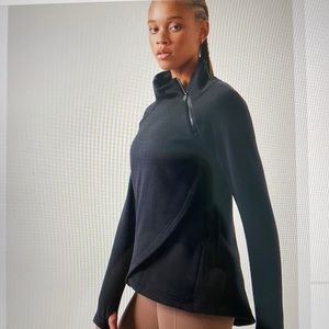 Athleta Cozy Karma Asym Pullover